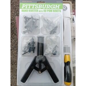 Pittsburgh Hand Riveter w/40 POM Rivets Item #97757 - Factory Sealed